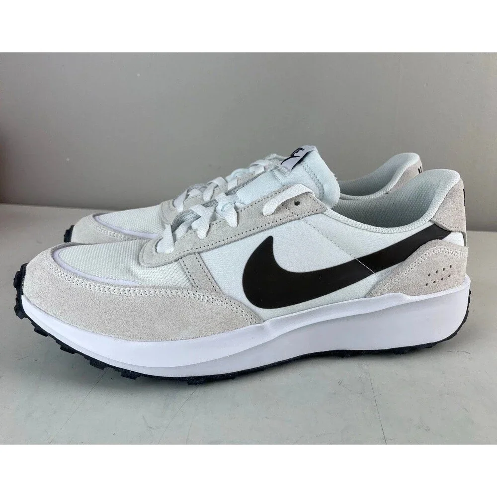 Nike Sneakers Men's 11.5 White Black Phantom Cream Paige Waffle Nav Runner
